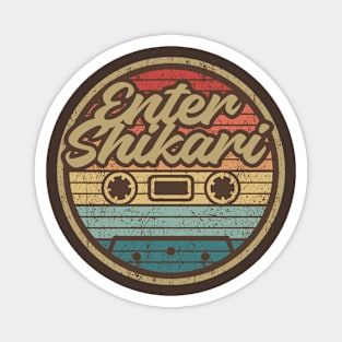 Enter Shikari Retro Cassette Circle Magnet