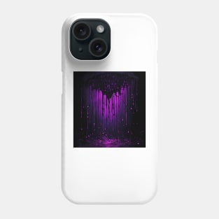 Purple Rain, Echoes of Passion in a Melodic Storm Phone Case