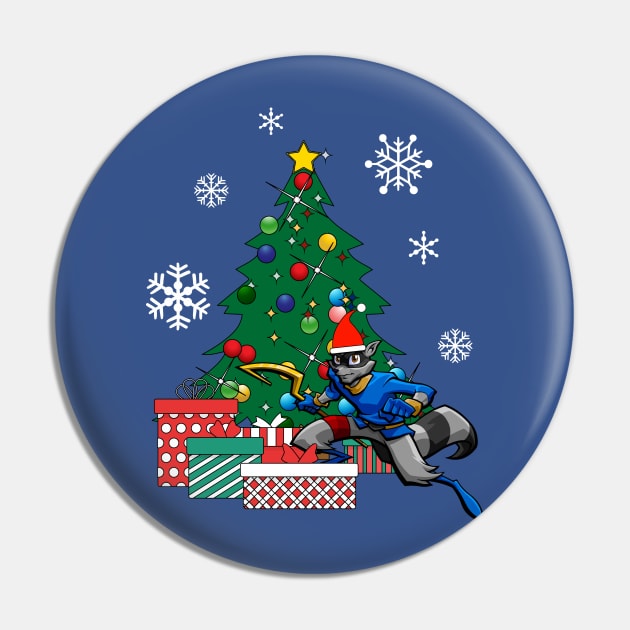 Sly Cooper Around The Christmas Tree Pin by Nova5