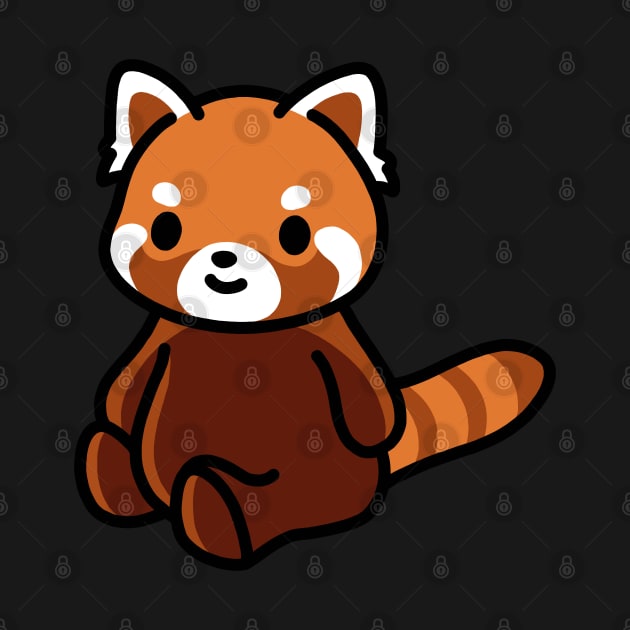 Red Panda by littlemandyart