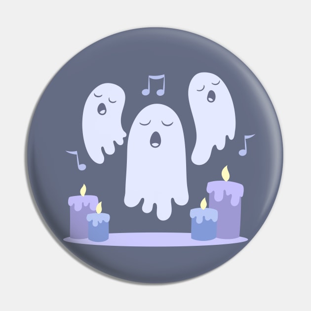 Singing Ghosts Pin by KammyBale