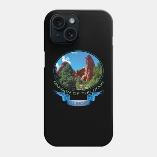 Garden of the gods, Illinois - Print on demand product Phone Case