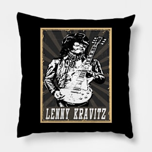 80s Lenny Kravitz Pillow