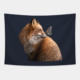 Night Fox Tapestry