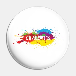 Charlotte Graffiti Pin