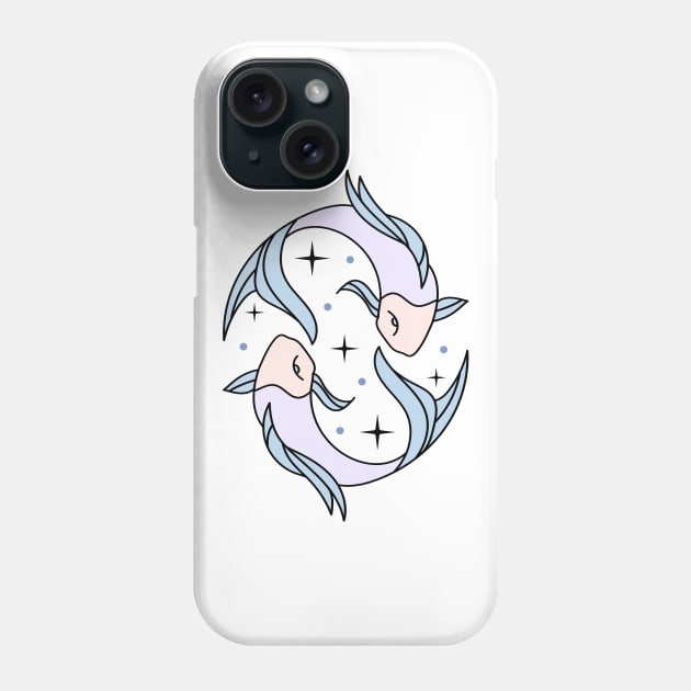 Yin Yang Koi Fish Phone Case by KohorArt