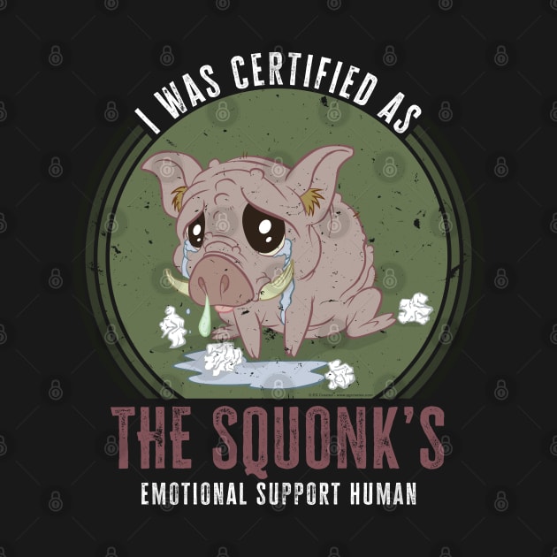 I Was Certified as the Squonk's Emotional Support Human by EG Creates