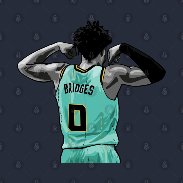 Miles Bridges Vector Back by qiangdade