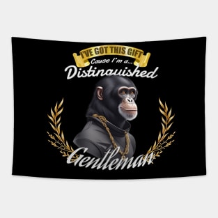 The Distinguished Ape Gentleman Tapestry