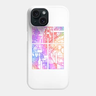 Cairo, Egypt City Map Typography - Colorful Phone Case