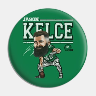 Jason Kelce Cartoon Pin