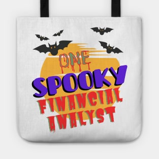 One Spooky Financial Analyst Halloween Tote
