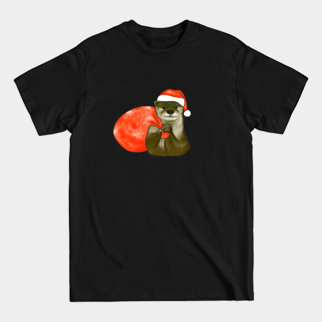 Christmas Otter - Otter - T-Shirt