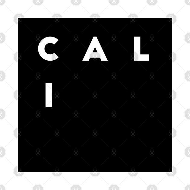 Cali | black square letters by Classical