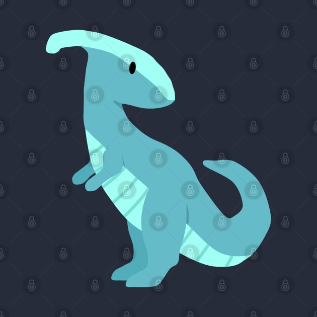 Cute Cyan Dinosaur by LuisAl