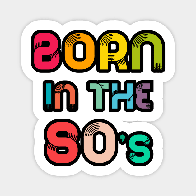 Born in the 80's Magnet by LemonBox