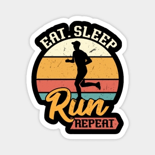 Eat Sleep Run Repeat Magnet
