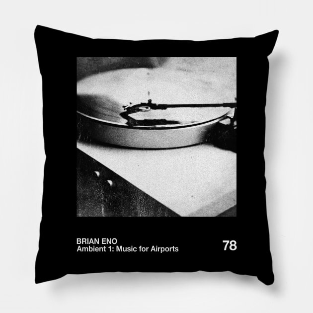 Ambient 1: Music for Airports Pillow by solutesoltey