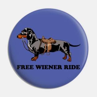 Free Dachshund ride Pin