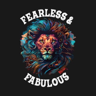 leo zodiac sign fearless T-Shirt