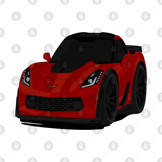 Z06 DARK-RED by VENZ0LIC