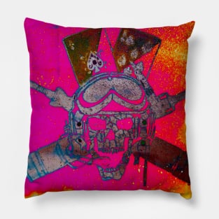 Hella Battle Skull Pillow