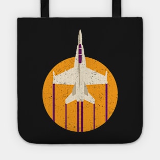 F-18 Hornet Jet Fighter Airplane Tote