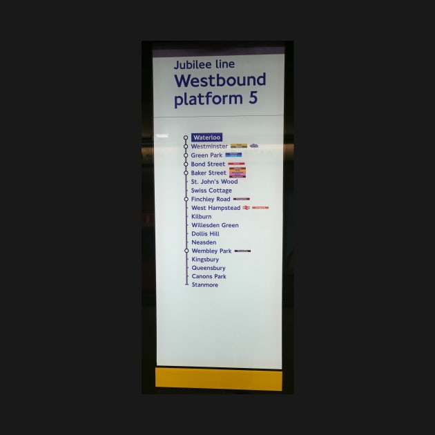 London Underground: Jubilee Line Westbound by fantastic-designs