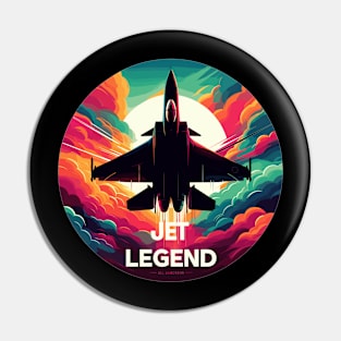 Jet fighter Pin