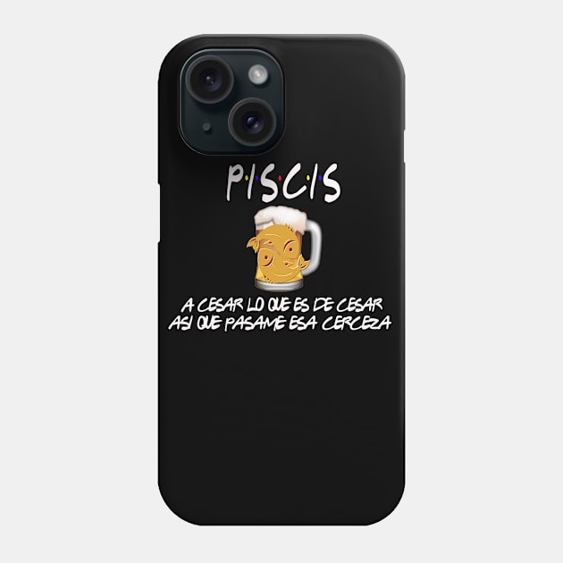 Piscis Friends Phone Case by Cervezas del Zodiaco