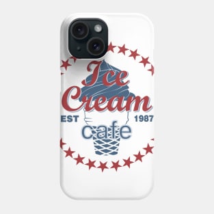 ice cream cafe Phone Case