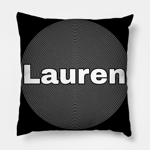 Lauren  name Pillow by teedesign20