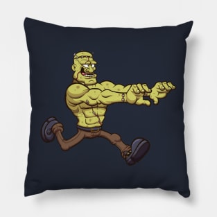 Running Frankenstein Monster Pillow