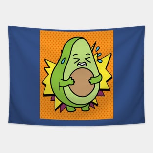 Funny Avocado Fruit Tapestry