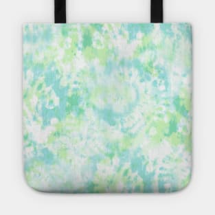 Blue and Green Tie-Dye Tote