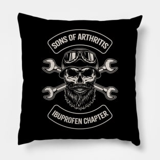 Skull Sons Of Arthritis - ibuprofen chapter Pillow