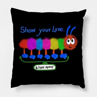 Six feet apart Pillow