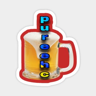 beer mug art Magnet