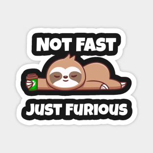 Not Fast Just Furious Magnet