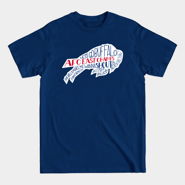 Disover AFC east champs - Buffalo Bills - T-Shirt