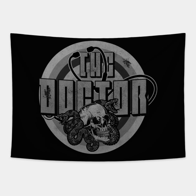 Horror Vintage The Doctor Tapestry by CTShirts