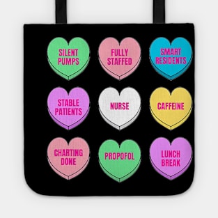 Silent Pumps Fully Staffed Nurse Valentine Day Tote