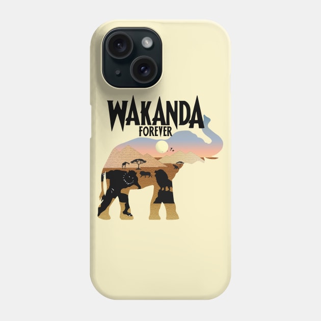 Wakanka the spirit elephant Phone Case by keshanDSTR