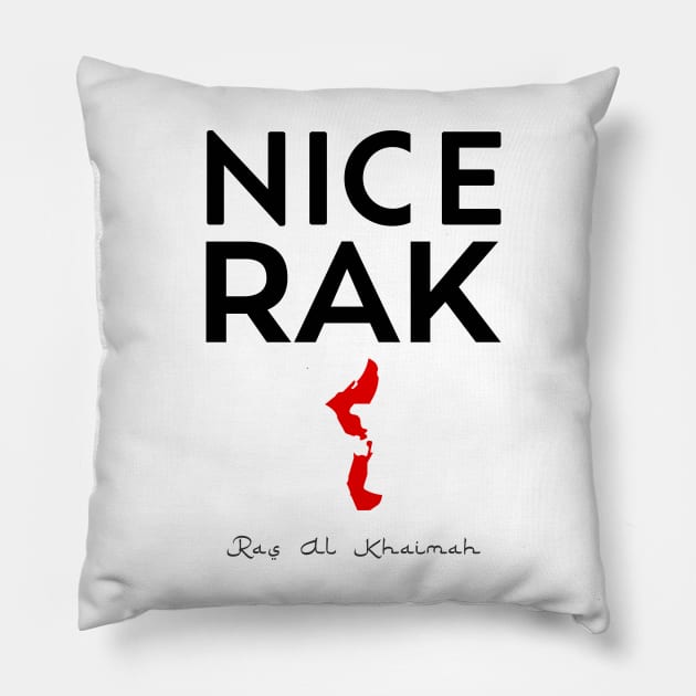 Ras  Al  Khaimah Pillow by sadicus