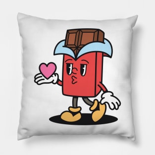 Kiss Bye Chocolate Pillow