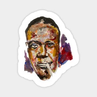 Painting of Robert Johnson Magnet