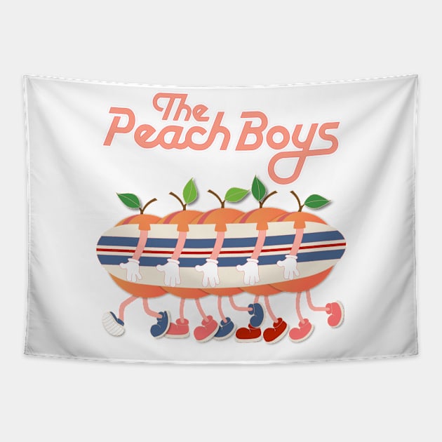 The Peach Boys Tapestry by RoeArtwork