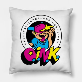 O.I.N.K. (Original Impetuous Nasty Kid) Pillow