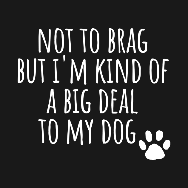 I'm a big deal to my dog dad mom woman gift funny cute canine owner by queensandkings