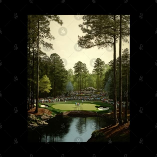 Augusta National - Original Artwork by Labidabop